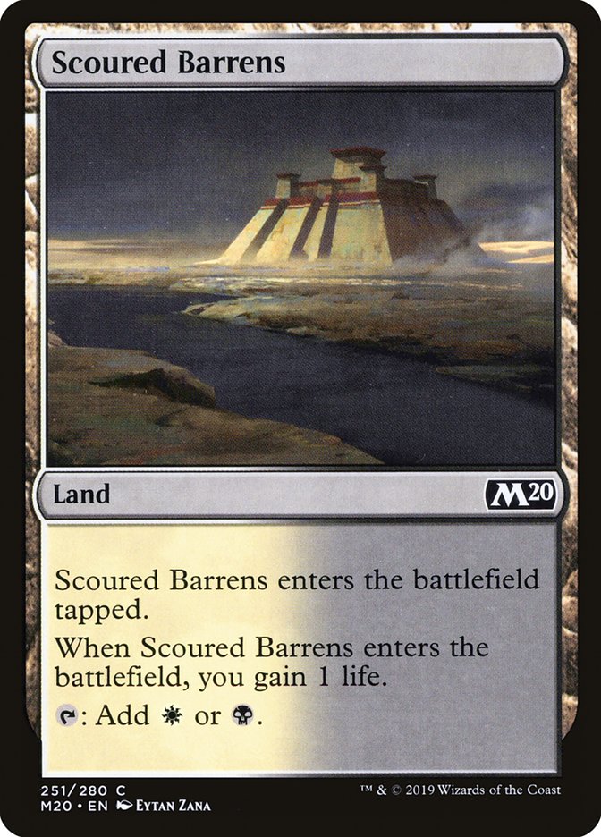 Scoured Barrens [Core Set 2020] | Kessel Run Games Inc. 