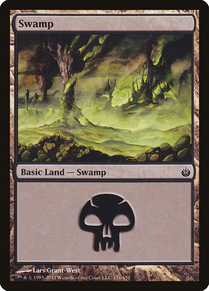 Swamp (151) [Mirrodin Besieged] | Kessel Run Games Inc. 