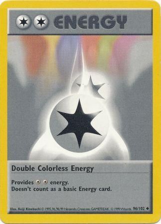 Double Colorless Energy (96/102) [Base Set Shadowless Unlimited] | Kessel Run Games Inc. 