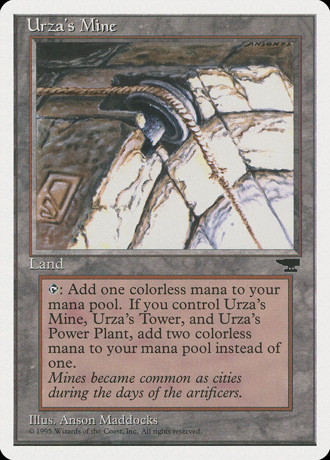 Urza's Mine (Pulley Embedded in Stone) [Chronicles] | Kessel Run Games Inc. 