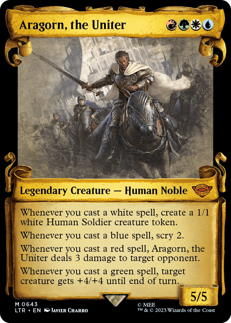 Aragorn, the Uniter [The Lord of the Rings: Tales of Middle-Earth Showcase Scrolls] | Kessel Run Games Inc. 