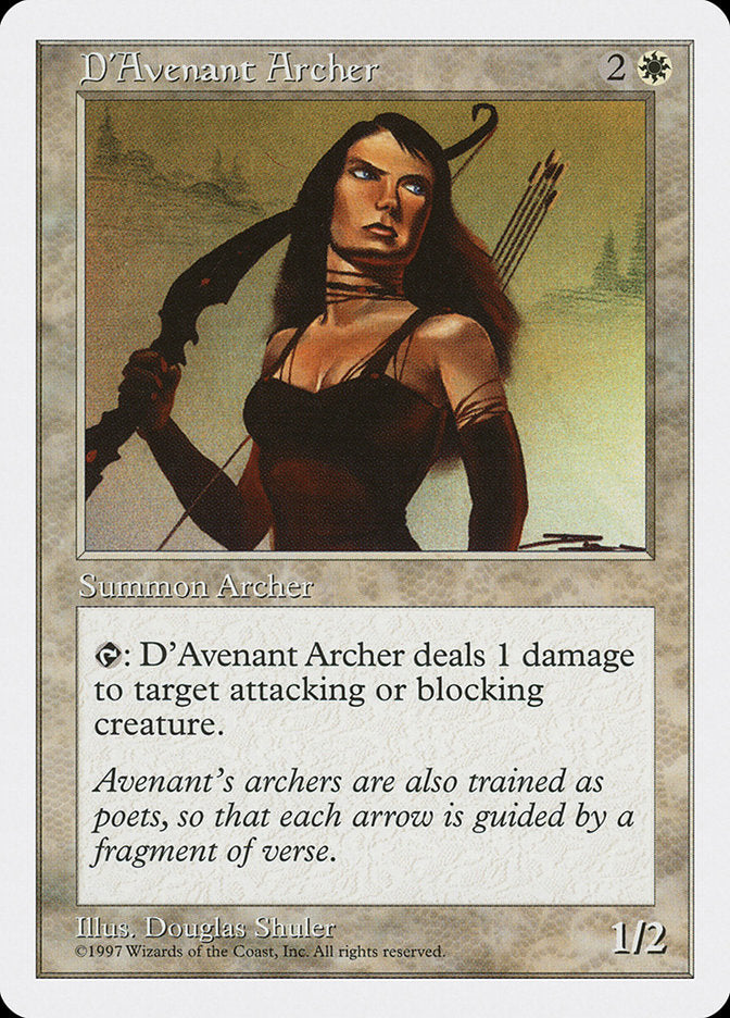 D'Avenant Archer [Fifth Edition] | Kessel Run Games Inc. 
