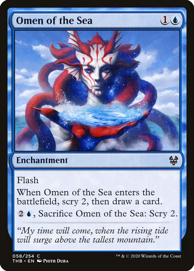 Omen of the Sea [Theros Beyond Death] | Kessel Run Games Inc. 