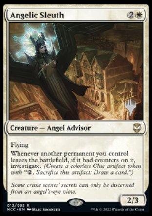 Angelic Sleuth (Promo Pack) [Streets of New Capenna Commander Promos] | Kessel Run Games Inc. 