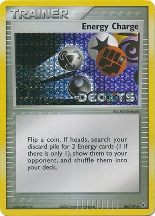 Energy Charge (86/107) (Stamped) [EX: Deoxys] | Kessel Run Games Inc. 