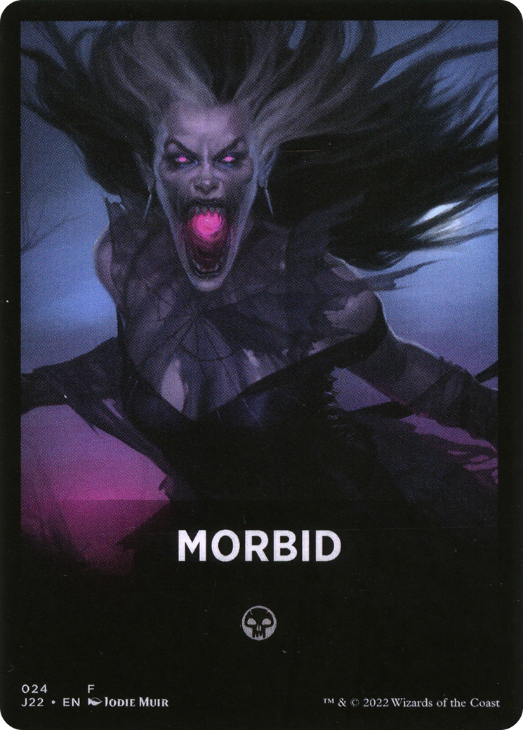 Morbid Theme Card [Jumpstart 2022 Front Cards] | Kessel Run Games Inc. 