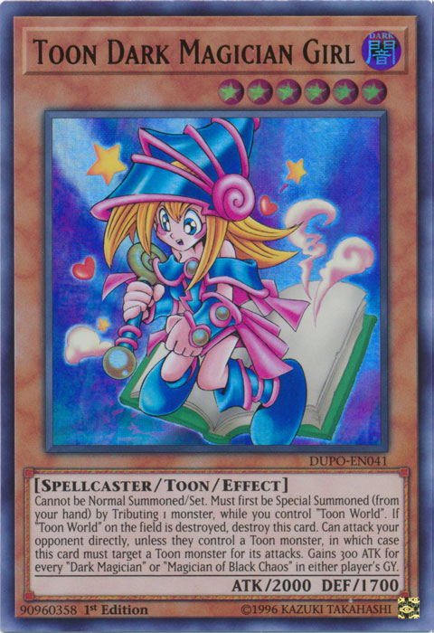 Toon Dark Magician Girl [DUPO-EN041] Ultra Rare | Kessel Run Games Inc. 