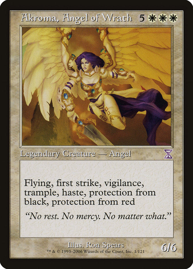 Akroma, Angel of Wrath [Time Spiral Timeshifted] | Kessel Run Games Inc. 