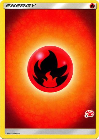 Fire Energy (Charizard Stamp #2) [Battle Academy 2020] | Kessel Run Games Inc. 