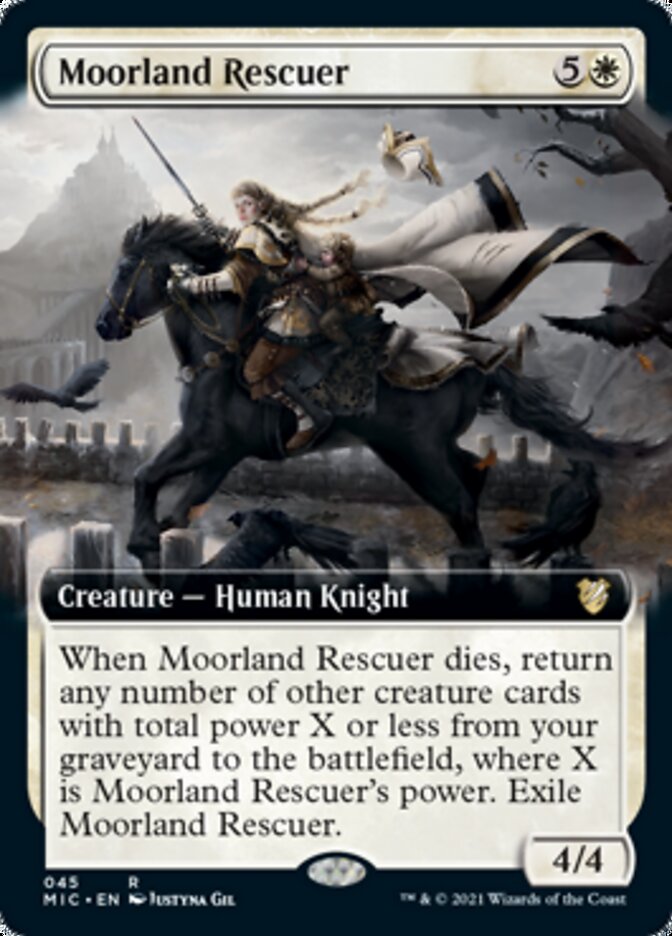 Moorland Rescuer (Extended Art) [Innistrad: Midnight Hunt Commander] | Kessel Run Games Inc. 