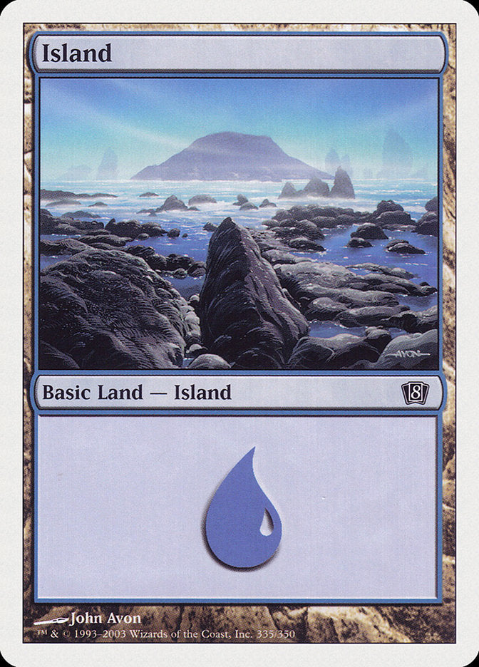 Island (335) [Eighth Edition] | Kessel Run Games Inc. 