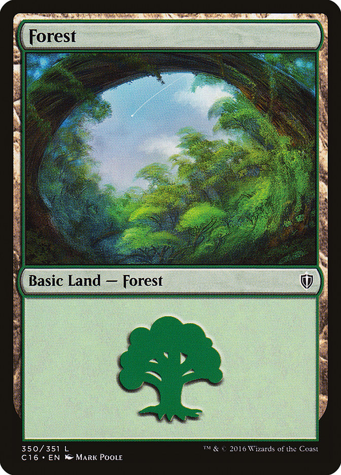 Forest (350) [Commander 2016] | Kessel Run Games Inc. 