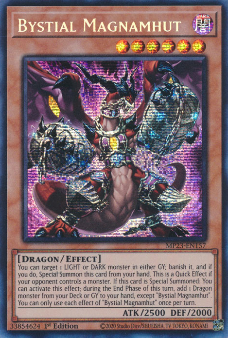 Bystial Magnamhut [MP23-EN157] Prismatic Secret Rare | Kessel Run Games Inc. 