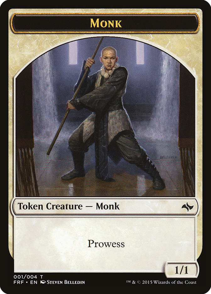Monk Token [Fate Reforged Tokens] | Kessel Run Games Inc. 