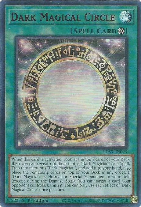 Dark Magical Circle (Red) [LDS3-EN093] Ultra Rare | Kessel Run Games Inc. 