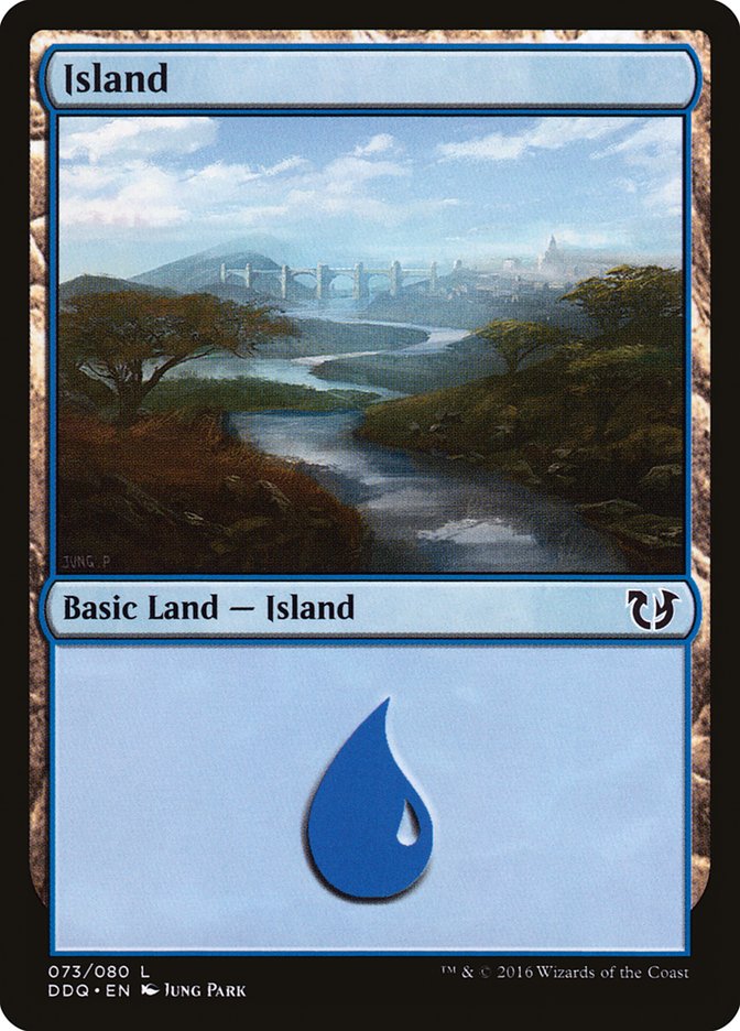 Island (73) [Duel Decks: Blessed vs. Cursed] | Kessel Run Games Inc. 