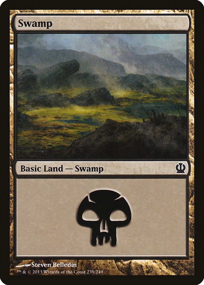 Swamp (239) [Theros] | Kessel Run Games Inc. 
