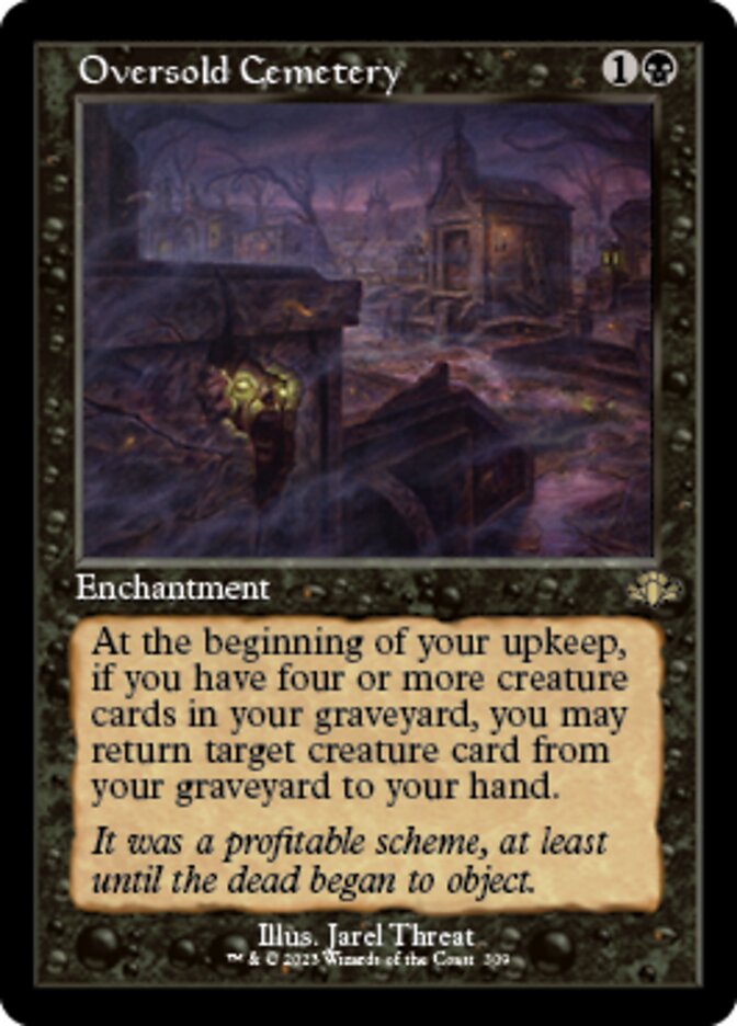 Oversold Cemetery (Retro) [Dominaria Remastered] | Kessel Run Games Inc. 