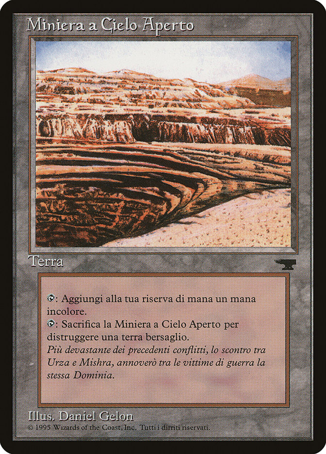 Strip Mine (Italian) - "Miniera a Cielo Aperto" [Rinascimento] | Kessel Run Games Inc. 