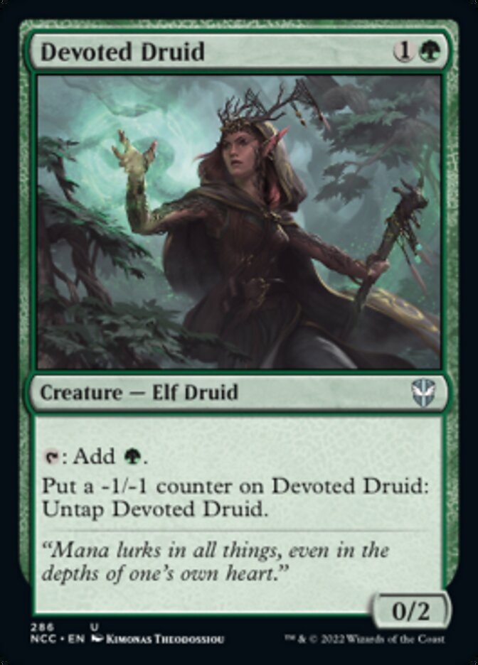 Devoted Druid [Streets of New Capenna Commander] | Kessel Run Games Inc. 