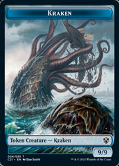 Wurm // Kraken Double-Sided Token [Commander 2021 Tokens] | Kessel Run Games Inc. 