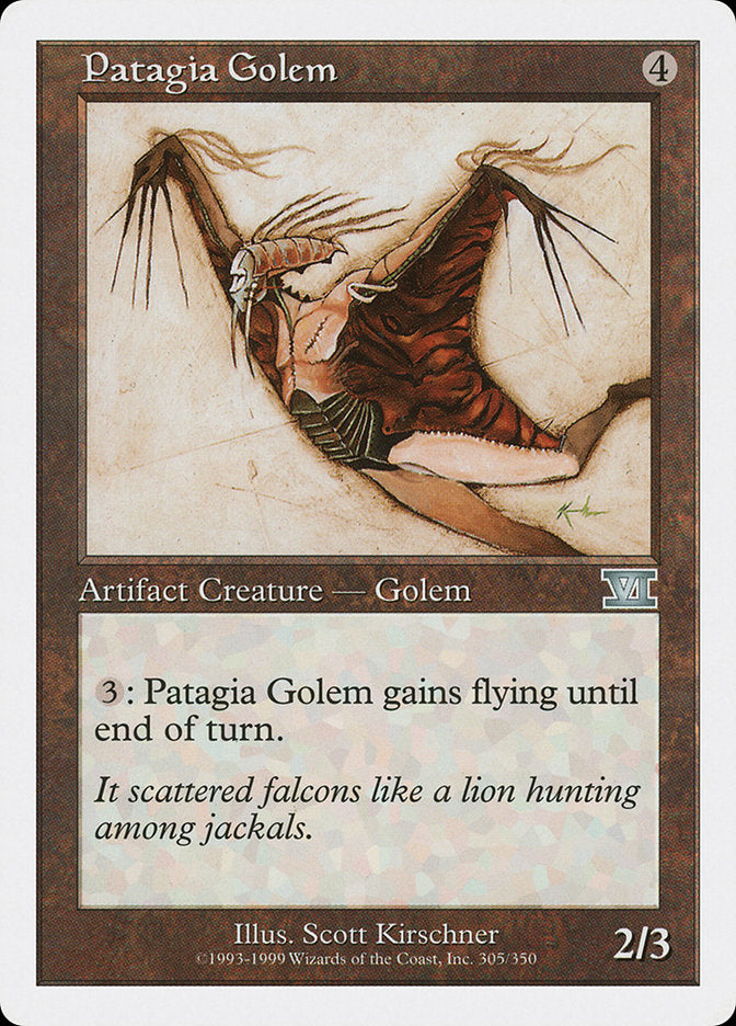 Patagia Golem [Classic Sixth Edition] | Kessel Run Games Inc. 