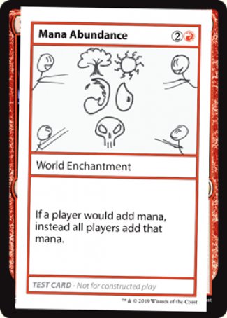 Mana Abundance (2021 Edition) [Mystery Booster Playtest Cards] | Kessel Run Games Inc. 