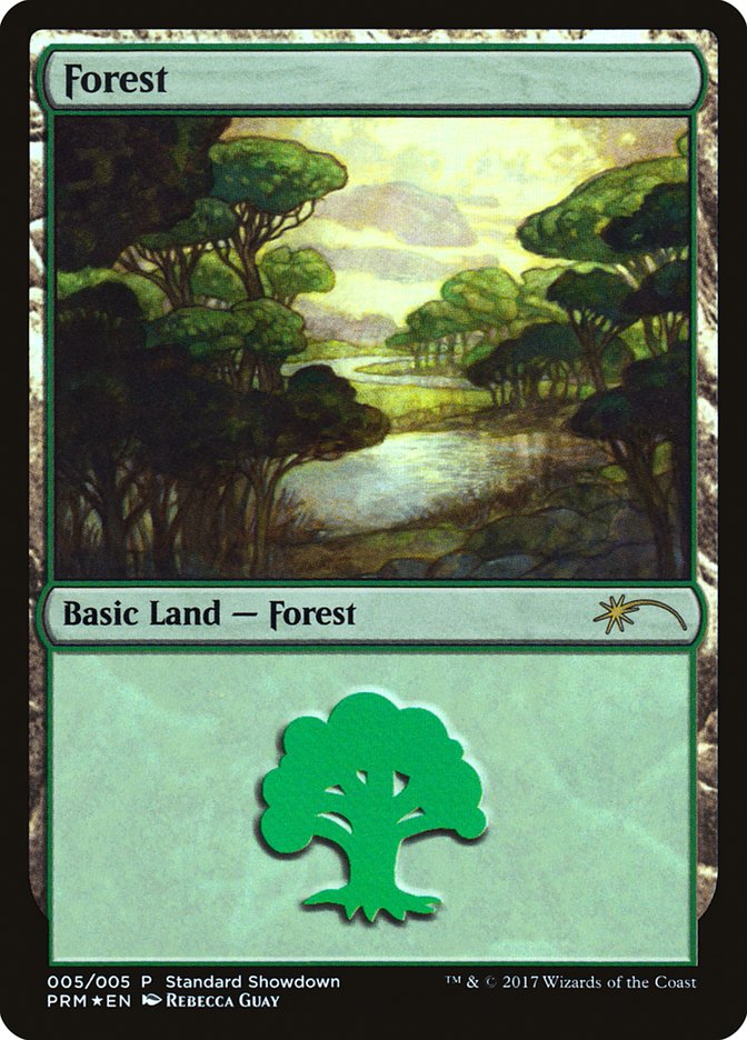 Forest (5) [Ixalan Standard Showdown] | Kessel Run Games Inc. 