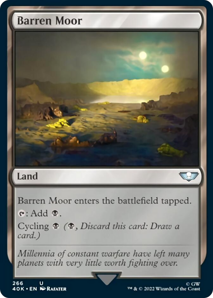 Barren Moor (Surge Foil) [Warhammer 40,000] | Kessel Run Games Inc. 