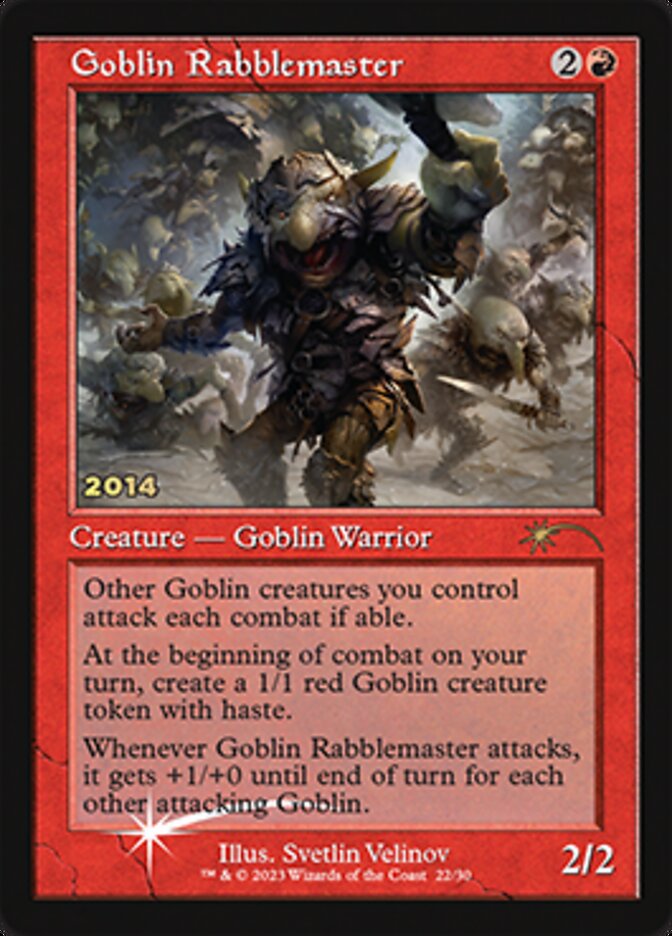 Goblin Rabblemaster [30th Anniversary Promos] | Kessel Run Games Inc. 