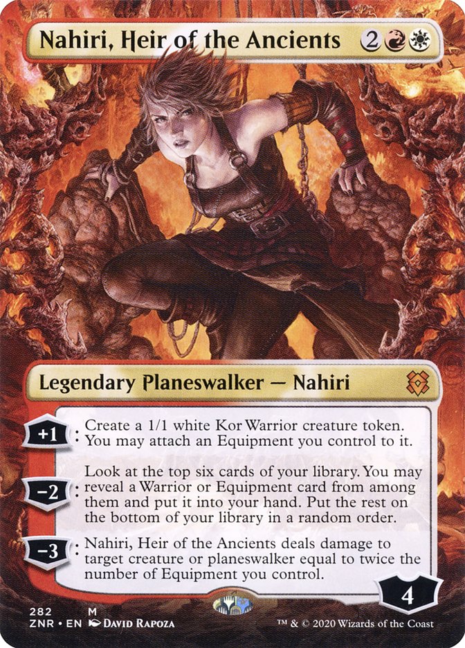 Nahiri, Heir of the Ancients (Borderless) [Zendikar Rising] | Kessel Run Games Inc. 