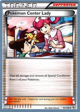 Pokemon Center Lady (93/106) (Primal Groudon - Alejandro Ng-Guzman) [World Championships 2015] | Kessel Run Games Inc. 