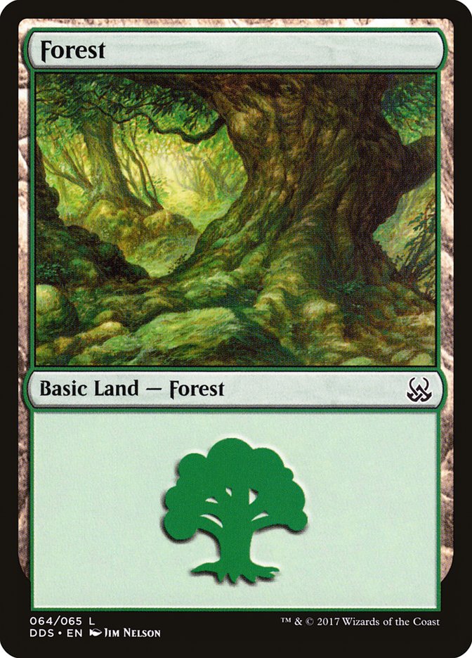 Forest (64) [Duel Decks: Mind vs. Might] | Kessel Run Games Inc. 