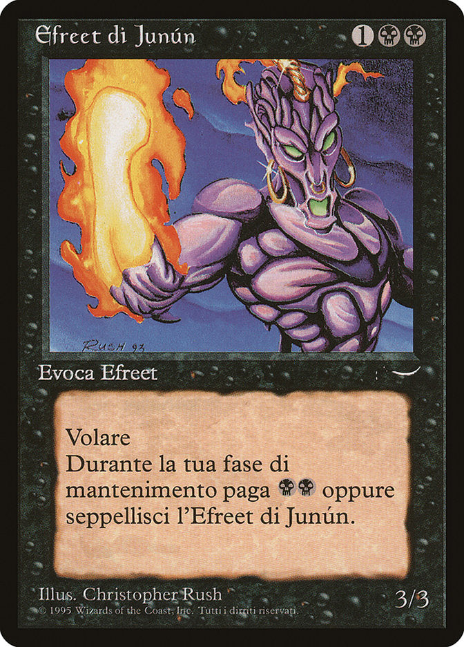 Junun Efreet (Italian) - "Efreet di Junun" [Rinascimento] | Kessel Run Games Inc. 