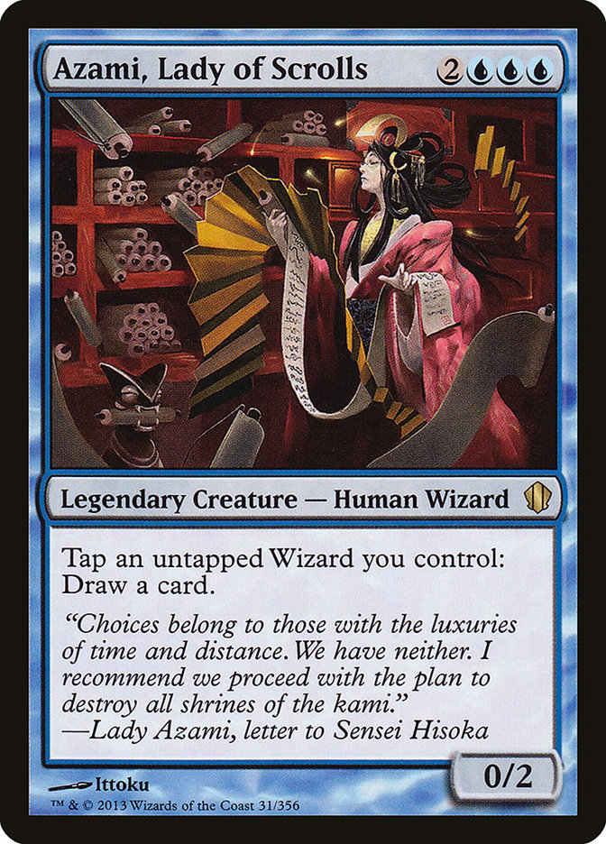 Azami, Lady of Scrolls [Commander 2013] | Kessel Run Games Inc. 