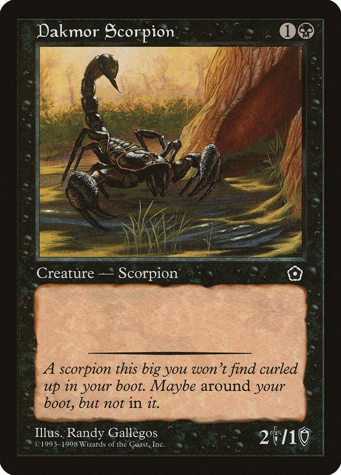 Dakmor Scorpion [Portal Second Age] | Kessel Run Games Inc. 