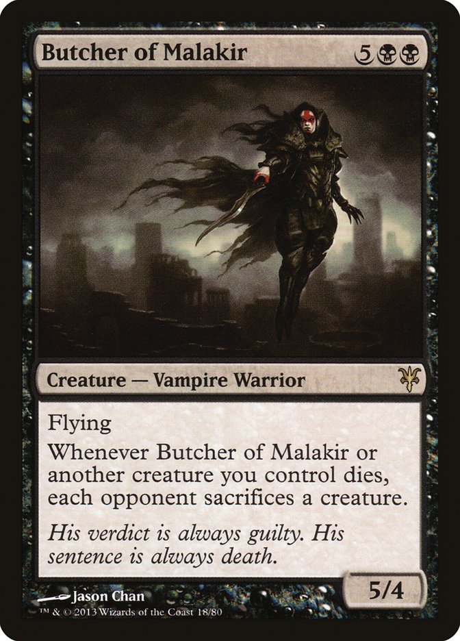 Butcher of Malakir [Duel Decks: Sorin vs. Tibalt] | Kessel Run Games Inc. 