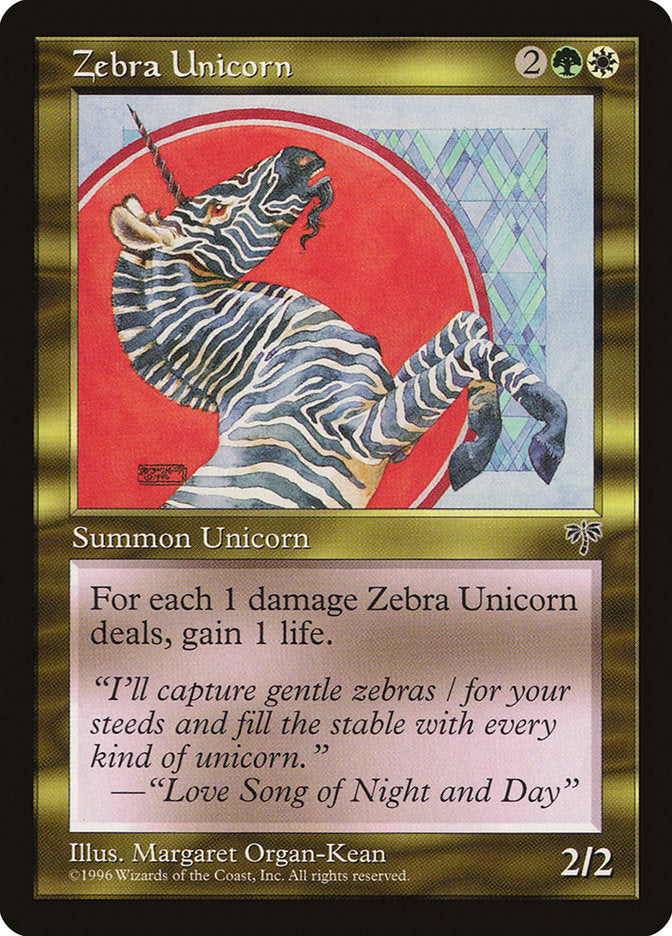 Zebra Unicorn [Mirage] | Kessel Run Games Inc. 
