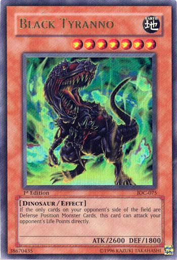 Black Tyranno [IOC-075] Ultra Rare | Kessel Run Games Inc. 