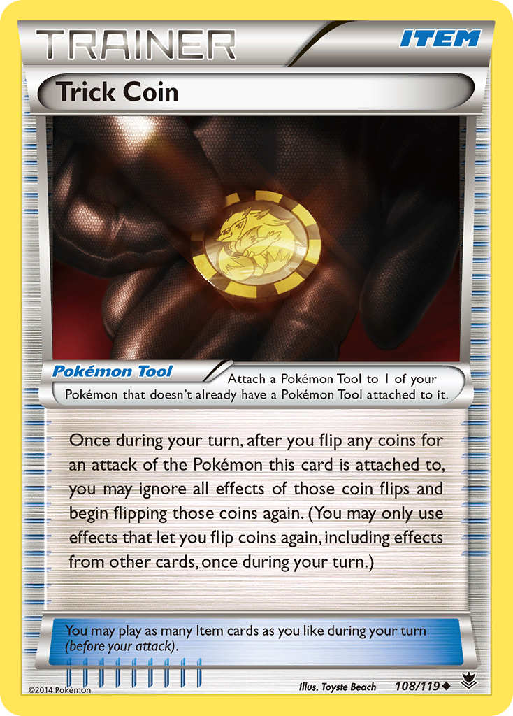 Trick Coin (108/119) [XY: Phantom Forces] | Kessel Run Games Inc. 