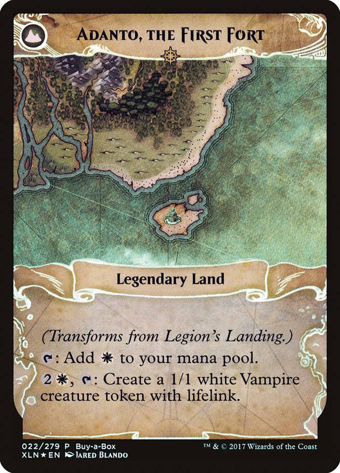 Legion's Landing // Adanto, the First Fort (Buy-A-Box) [Ixalan Treasure Chest] | Kessel Run Games Inc. 