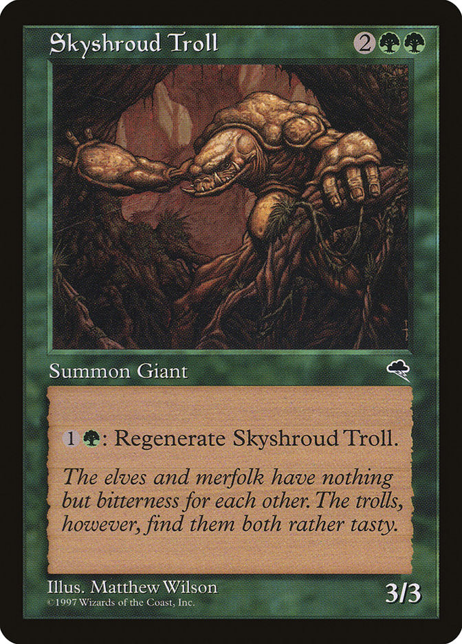 Skyshroud Troll [Tempest] | Kessel Run Games Inc. 