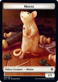 Mouse // Food (16) Double-Sided Token [Throne of Eldraine Tokens] | Kessel Run Games Inc. 