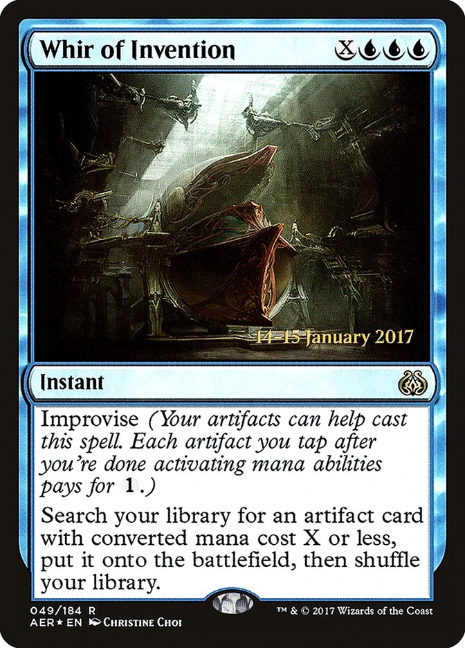 Whir of Invention [Aether Revolt Prerelease Promos] | Kessel Run Games Inc. 