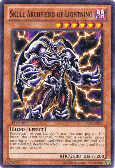 Skull Archfiend of Lightning [BP01-EN006] Starfoil Rare | Kessel Run Games Inc. 