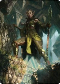 Nissa of Shadowed Boughs 1 Art Card [Zendikar Rising Art Series] | Kessel Run Games Inc. 