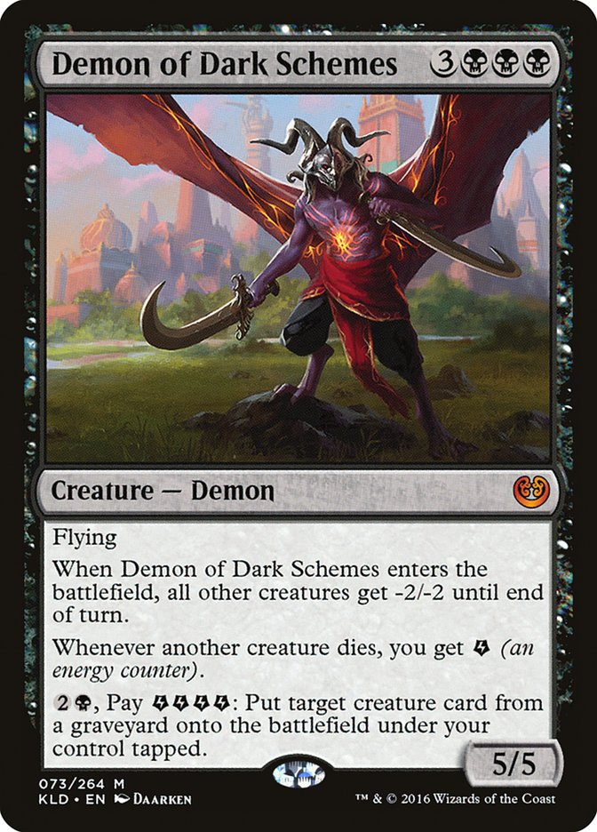 Demon of Dark Schemes [Kaladesh] | Kessel Run Games Inc. 