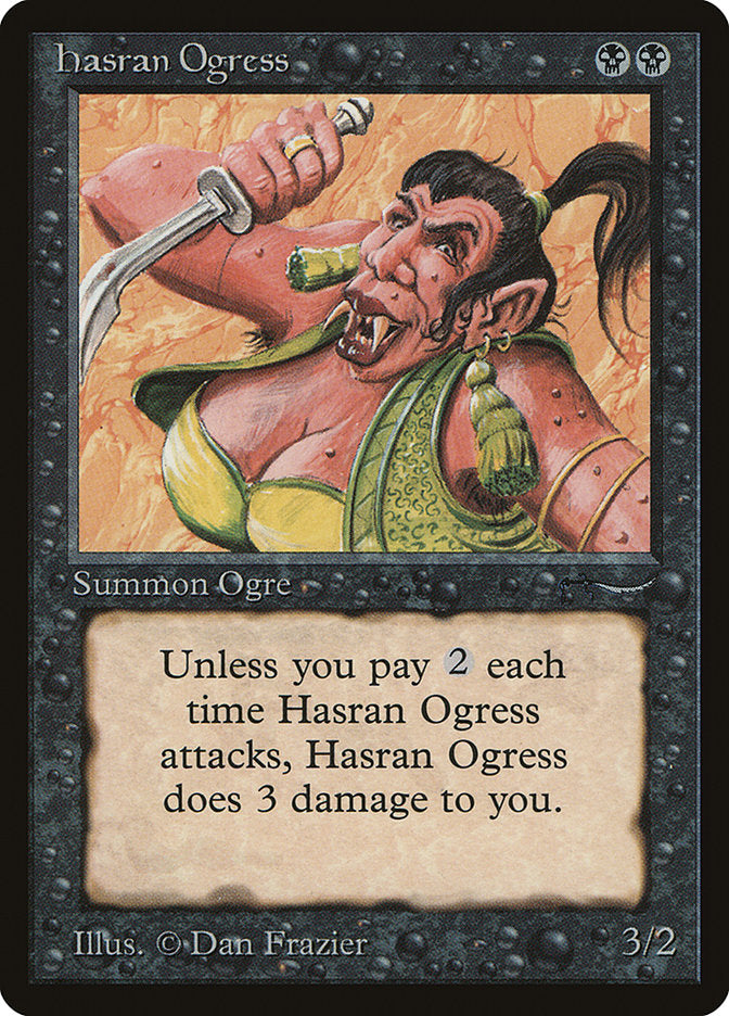 Hasran Ogress (Light Mana Cost) [Arabian Nights] | Kessel Run Games Inc. 