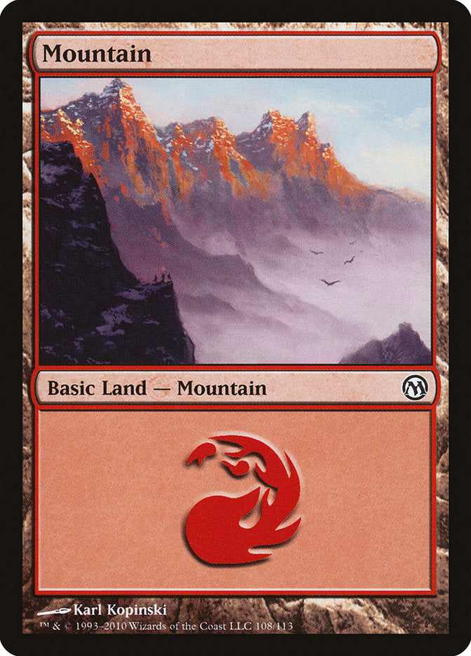 Mountain (108) [Duels of the Planeswalkers] | Kessel Run Games Inc. 