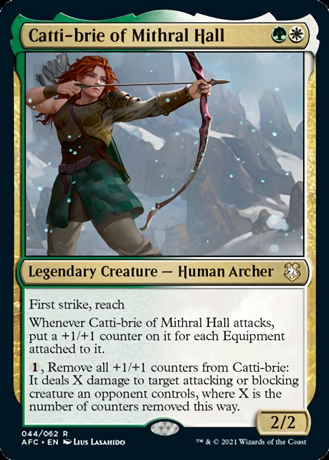 Catti-brie of Mithral Hall [Dungeons & Dragons: Adventures in the Forgotten Realms Commander] | Kessel Run Games Inc. 
